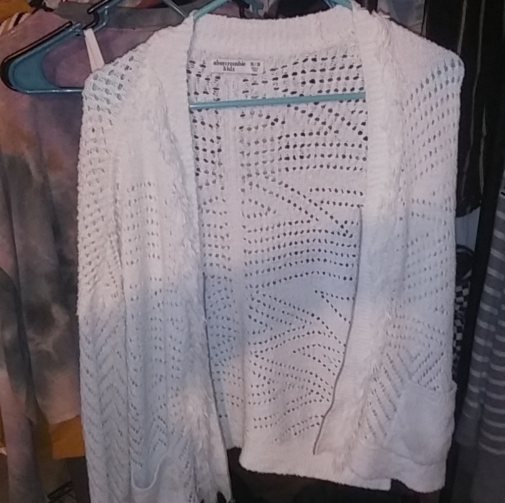 Abercrombie cardigan kids size 15/16